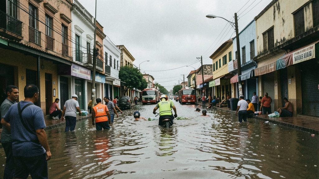 Prefectura del Guayas despliega equipos ante intensas lluvias en cuatro cantones