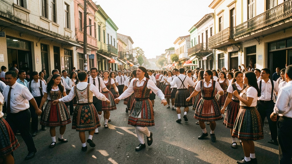 Desfile estudiantil celebró los 206 años de Guayaquil con música y tradición