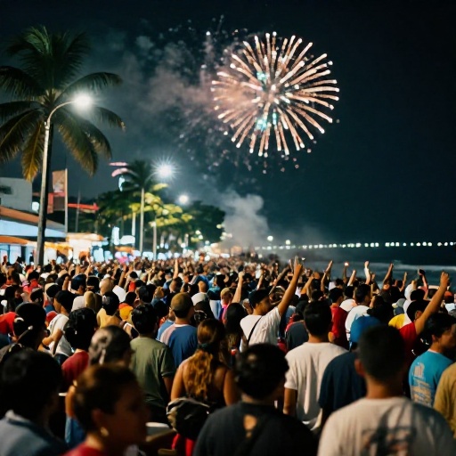 Guayaquil despidió 2025 con fiesta y seguridad en Malecón 2000