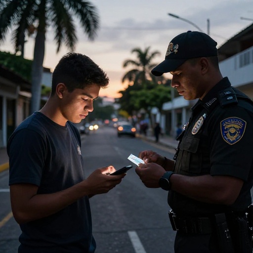 Joven confundió su cédula con un celular durante control de alcoholemia en Guayaquil