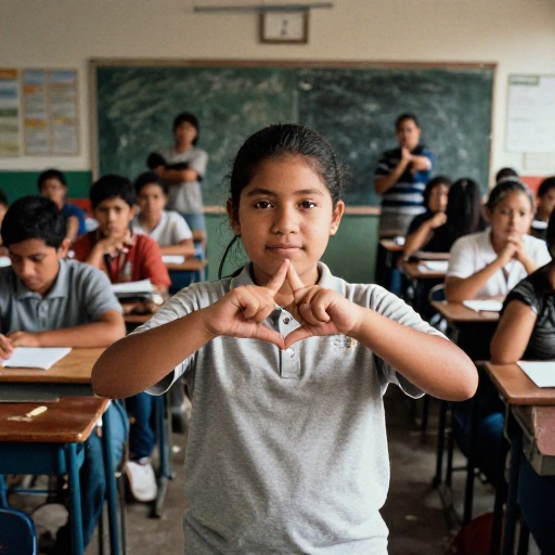 Dulce y las señas: cómo Guayaquil abre sus aulas para niños sordos