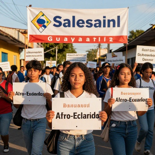 Jóvenes afroguayaquileños exigen reconocimiento y crean movimiento juvenil salesiano
