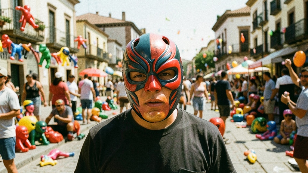 Lucha libre y juegos infantiles animaron la plaza Rodolfo Baquerizo este viernes