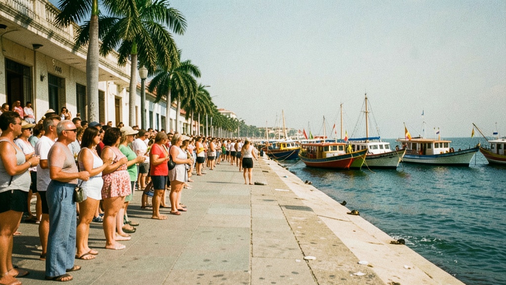 Desfile Náutico 'Guayaquil Celebra a Guayaquil' llenó el Malecón 2000 con seguridad y tradición
