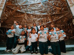Niños con discapacidad vivieron la historia de Guayaquil en el Salón Olmedo