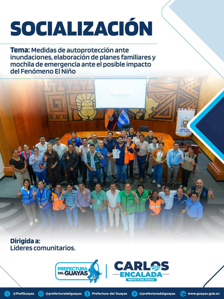 Tenguel fortalece la resiliencia comunitaria con talleres de autoprotección ante inundaciones