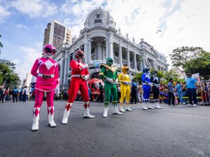 Ruta Mágica llenó el centro de Guayaquil con personajes de Disney para el Día del Niño
