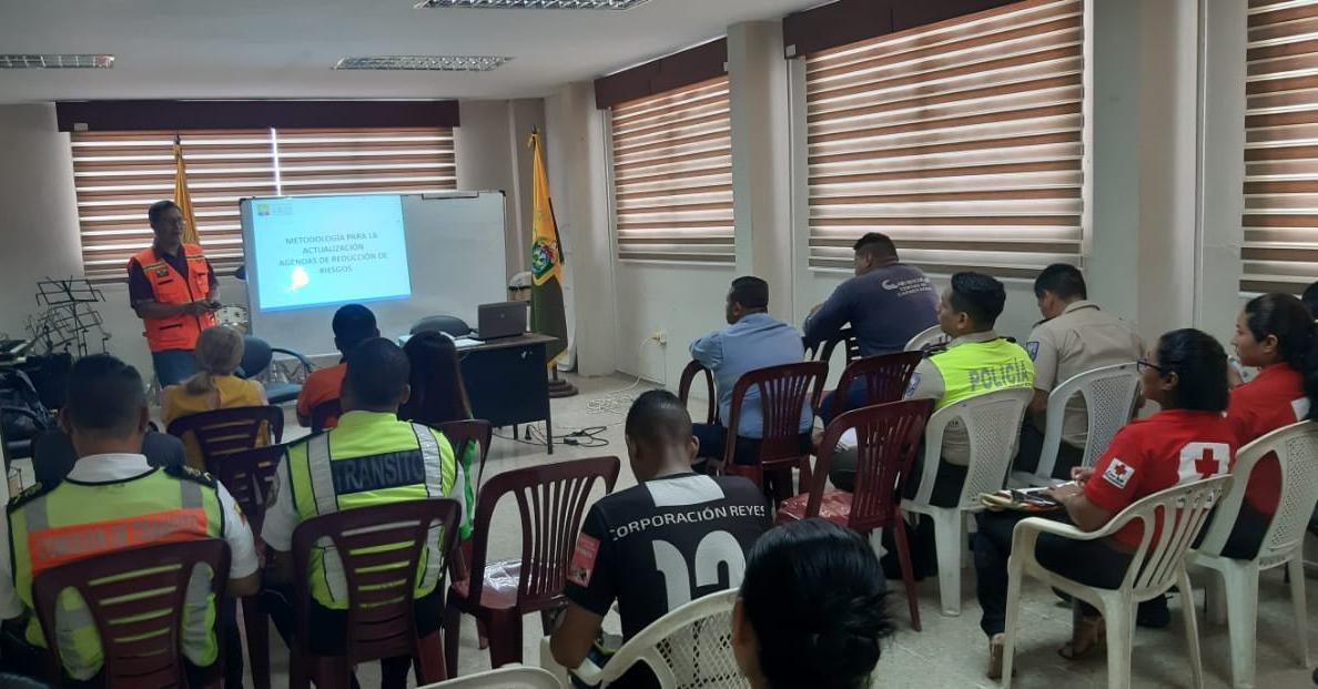 Secretaría de Gestión de Riesgos socializa metodología en cantón del Guayas