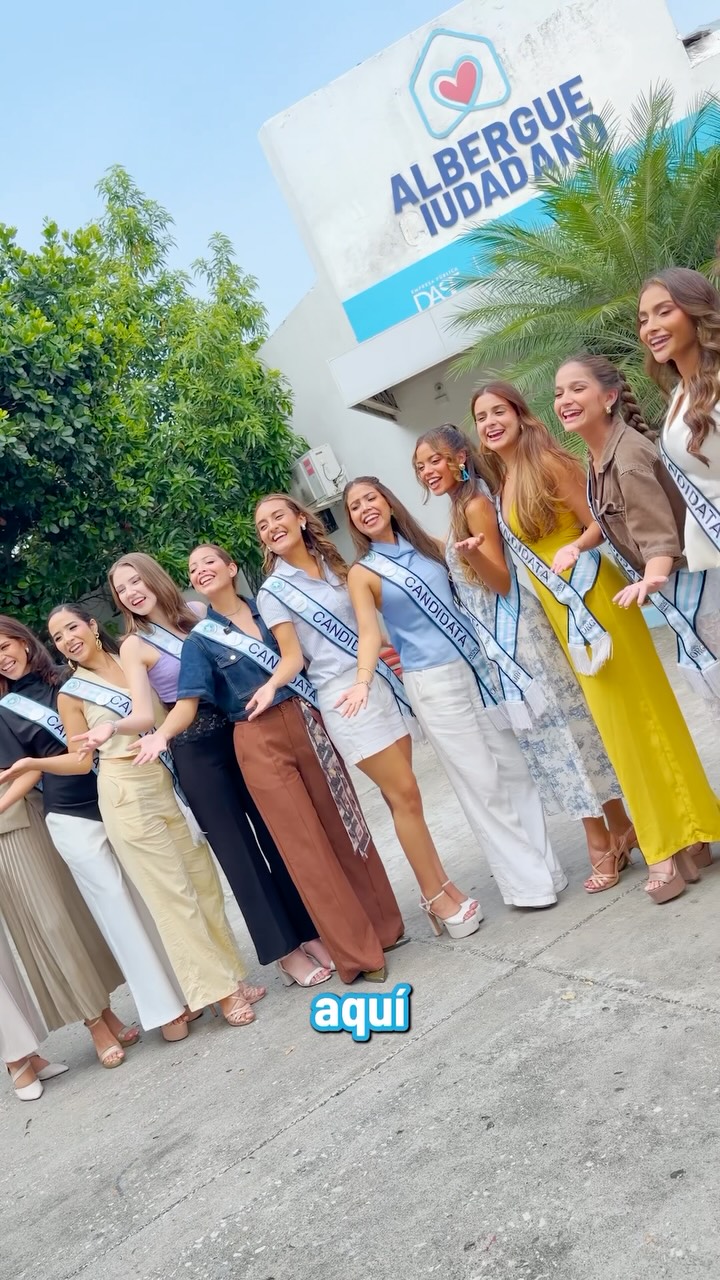 Candidatas a Reina de Guayaquil visitaron el Albergue Ciudadano Municipal