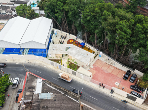 La 'casa embrujada' de Urdesa se convirtió en canchas de pádel para 20.000 vecinos