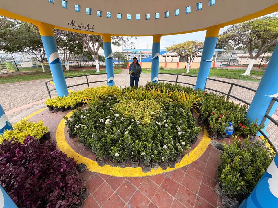 Jornada de siembra en el Parque Turístico de Posorja con donación privada