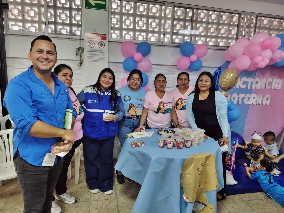 GAD Posorja y MSP fortalecen la lactancia materna con feria en el CAMI