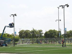 Parque Samanes recibe 3.183 luminarias LED para mejorar seguridad y deporte