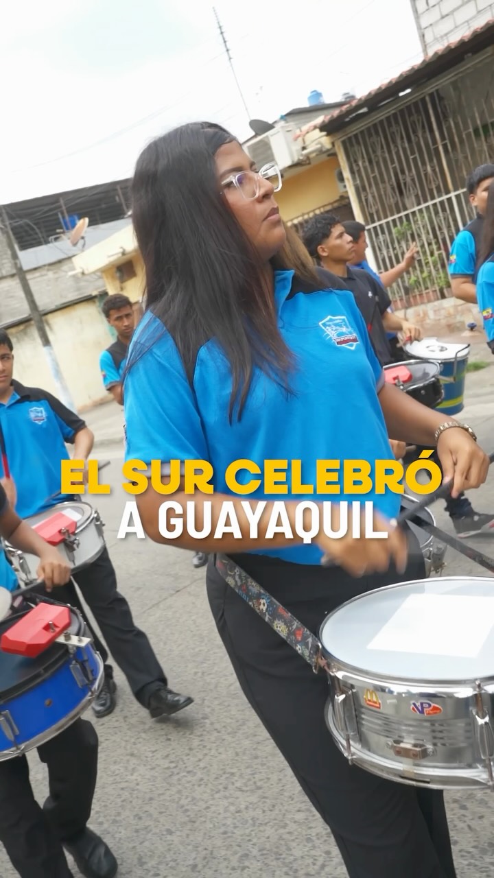 Pregón Octubrino reunió a más de 3.000 personas en el sur de Guayaquil