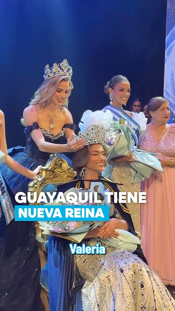 Valeria Cedeño es Reina de Guayaquil 2026 en gala de 70 años