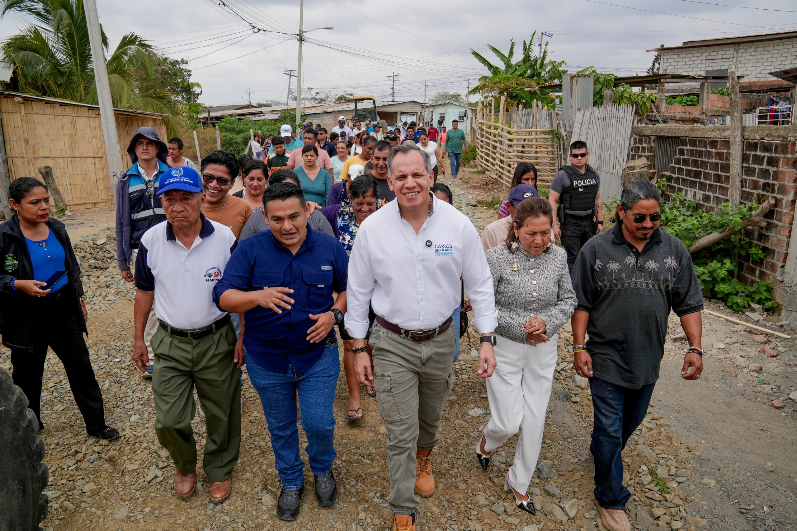 El Morro: Prefectura del Guayas avanza en mejoramiento vial para 6.000 moradores