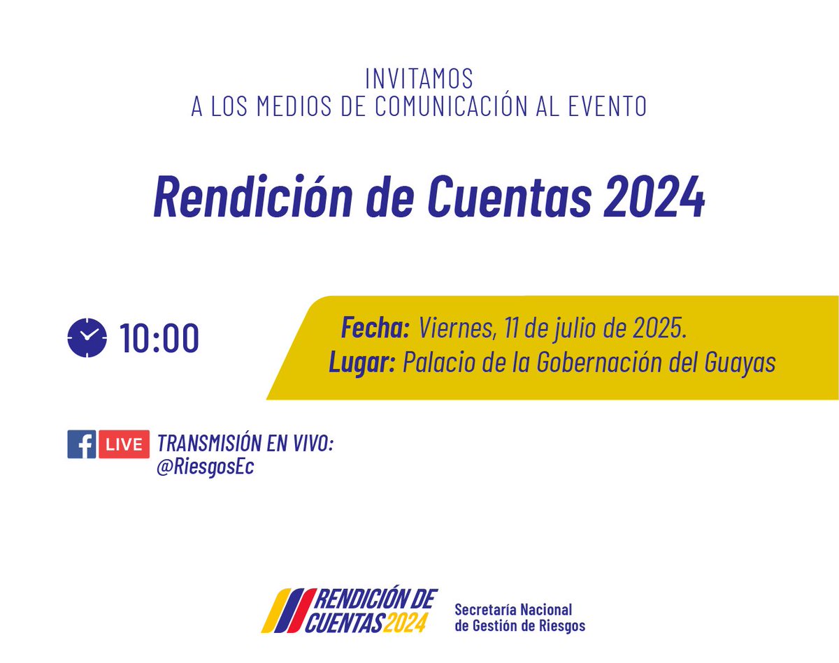 Secretaría de Gestión de Riesgos rinde cuentas 2024 en Palacio de la Gobernación